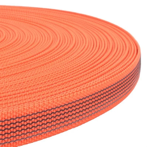 Rubber Webbing orange 20 mm, flere længder